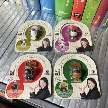헤이세이 레트로 조지아 THE DOG 마스코트 키링 4개 세트