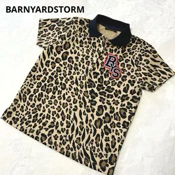 BARNYARD STORM 레오파드 무늬 피케 셔츠 풀오버 레오파드