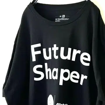 퓨처 Shaper 티셔츠 XL 블랙 검정 구제 의류