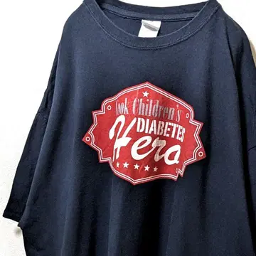 길단 쿠쿠 칠드 렌즈 로고 티셔츠 블랙 검정 2XL 구제 의류