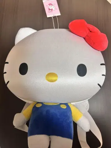 키티 봉제 인형 백팩