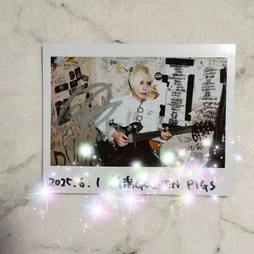 DIAURA 카이 사인 포함 빅 폴라로이드 니가타