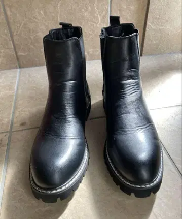 CTHY DOUBLE STITCH RAIN BOOTS 사이드 고어