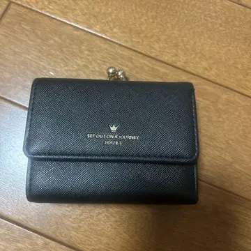 JOUET 3단 폴더형 지갑 블랙