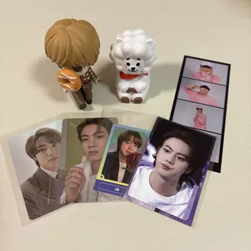 BTS Jin 트레이딩 카드 4장 굿즈