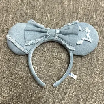 미니 머리띠 데님 디즈니
