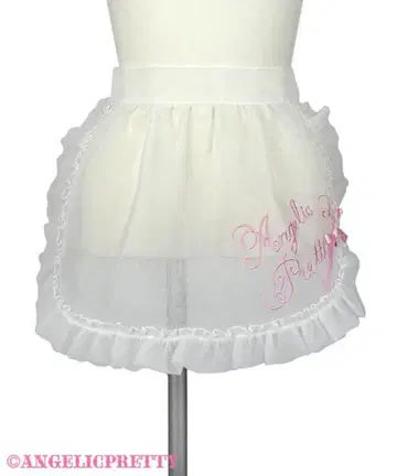 오리지널 로고 Fairy 프릴 에이프런 Angelic Pretty