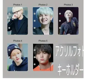 BTS 윤기 아크릴 사진 키링