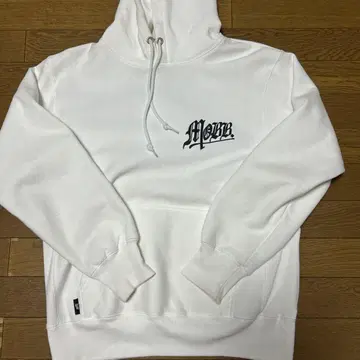 MOBB 화이트 후드티 M 사이즈