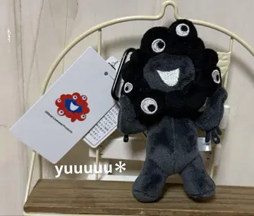 만박 밉밉 블랙 봉제 인형 카라비너 포함 마스코트 키링