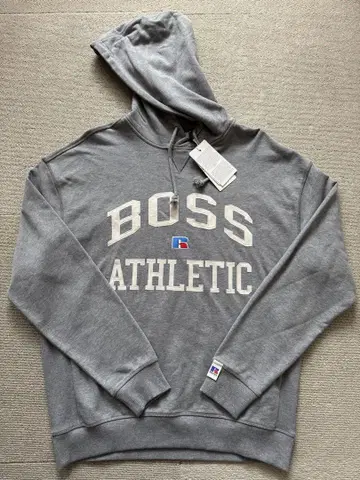 BOSS 후디 그레이 로고