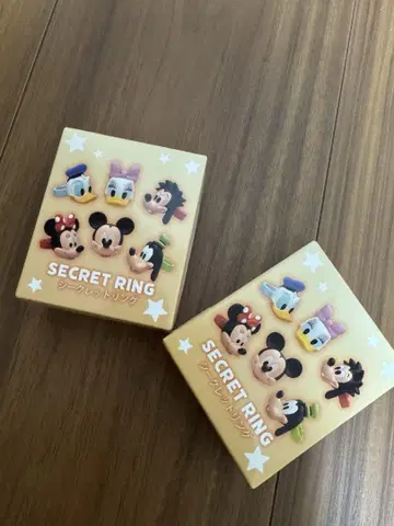SECRET RING 캐릭터 반지 2개 세트