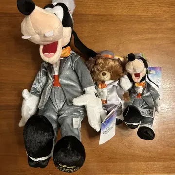 디즈니 D23 구피 봉제 인형 인형 배지 유니 베어