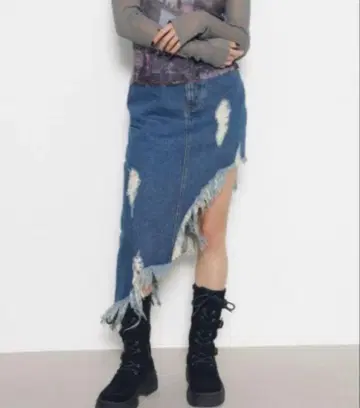 LAGUA GEM 데님 스커트