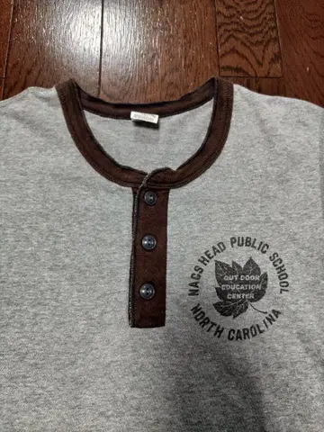 UES WEAR WELL 티셔츠 헨리넥 링거 티셔츠 1