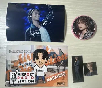 BALLISTIK BOYZ 사다 마사히로 브로마이드 스티커 캔뱃지