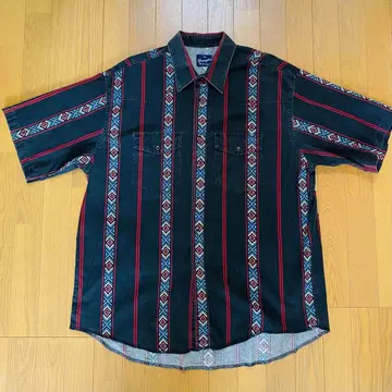 90년대 Wrangler 빈티지 웨스턴 셔츠 Wesrern XXL