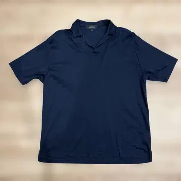 아바 하우스 Regency of Mine 네이비 피케 셔츠 사이즈 50