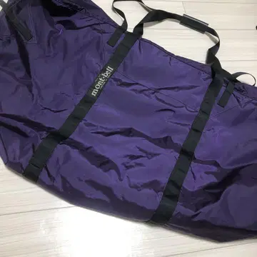 Used 새상품급 mont-bell 몽벨 엑스페디션 더플 퍼플