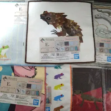 파충류 및 양서류 제일복권 E상 묶음 판매 6종 7장