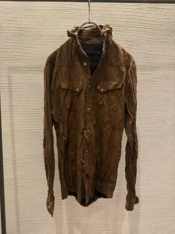 00s fuga suede shirt 셔츠 japanese label