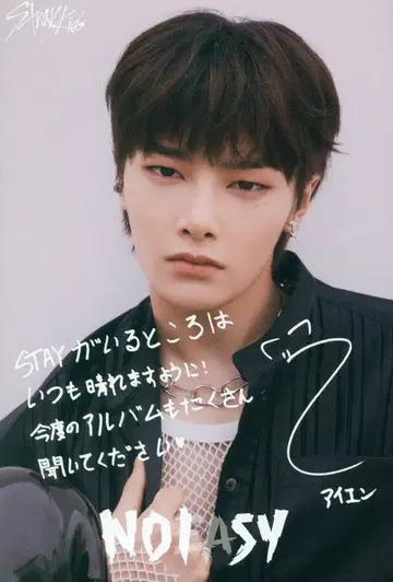StrayKids NOEASY I.N 엽서 화이트 배경