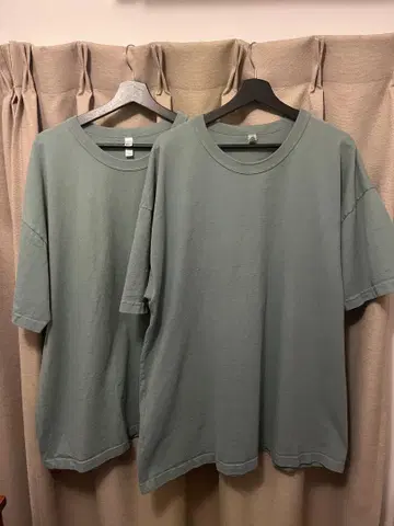 Los Angeles Apparel 8.5Oz 티셔츠 2장 세트 2XL