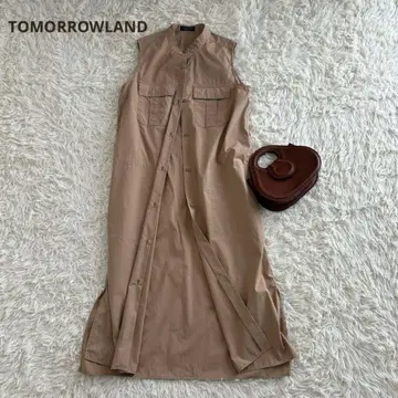 TOMORROWLAND 투모로우랜드 셔츠 롱 원피스 밴드 카라