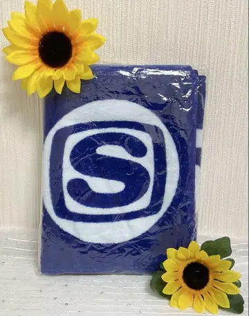 SWEETLOVESHOWER 2014or2015 파란색 로고 머플러 타월