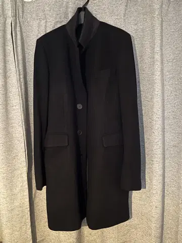 안드무르메스터 체스터 코트 블랙 ANN DEMEULEMEESTER
