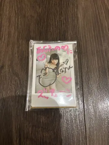 노기자카46 아키모토 마나츠 친필 사인 폴라로이드