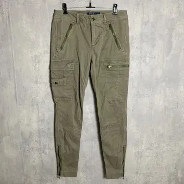폴로 카고 팬츠 올리브 스키니 폴로 6