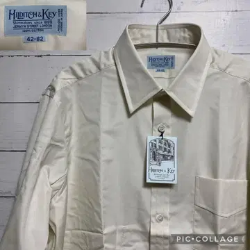 Hiditch & Key 힐디치&키 크림색 긴팔 셔츠 42-82