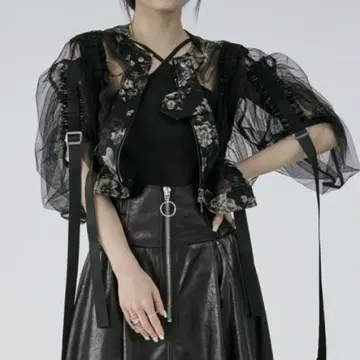 ZOZO Mode elegant 셔링 튤 블루종 Ezick