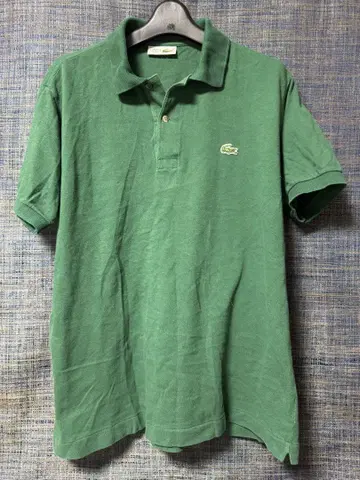 CHEMISE LACOSTE [프랑스제] 반팔 피케 셔츠 사이즈 5