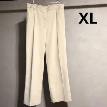 JILSANDER 하이 웨스트 스트레이트 팬츠 베이지 XL 이탈리아제