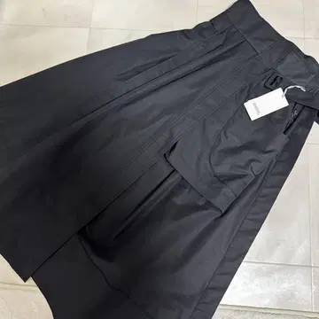 SNIDEL 인팬 롱 스커트 블랙 0