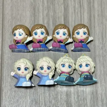안나와 엘사 배스볼 피규어 6개 세트