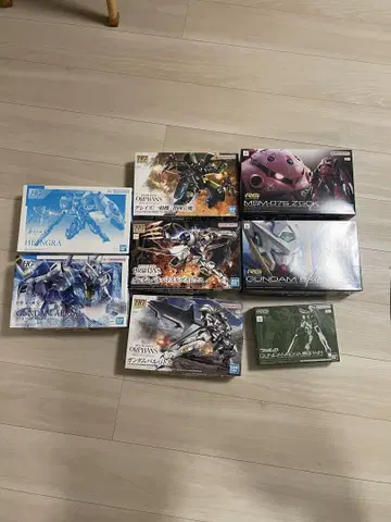 HG RG 건담 프라모델 묶음 판매입니다.