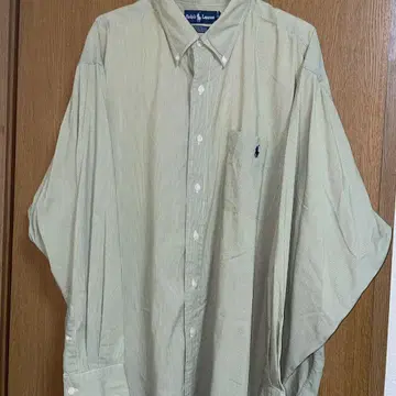 Ralph Lauren 버튼 다운 셔츠 라이트 그린