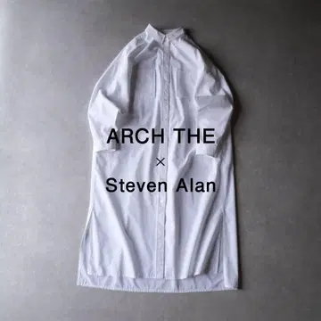 새상품급 스티븐 앨런 [ARCH THE] 3,8만 셔츠 원피스 화이트