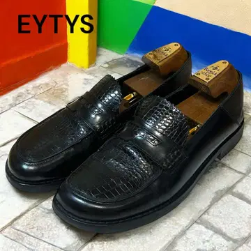 새상품급 EYTYS OTELLO 악어 엠보싱 로퍼 42 블랙 51,700
