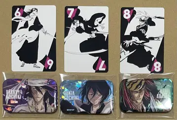 BLEACH WORLD 후목 시라야 홀로 가공 스퀘어 캔뱃지 카드놀이