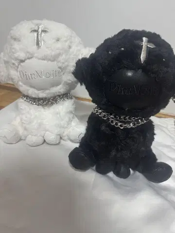 DimMoire 봉제 인형 세트 화이트 블랙