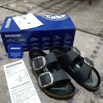 새상품 BIRKENSTOCK 애리조나 빅 버클 블랙 23.0cm