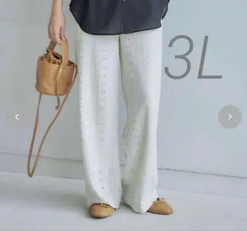 mysa 레이스 팬츠 3L 화이트 다나카 리나 새상품 시마무라