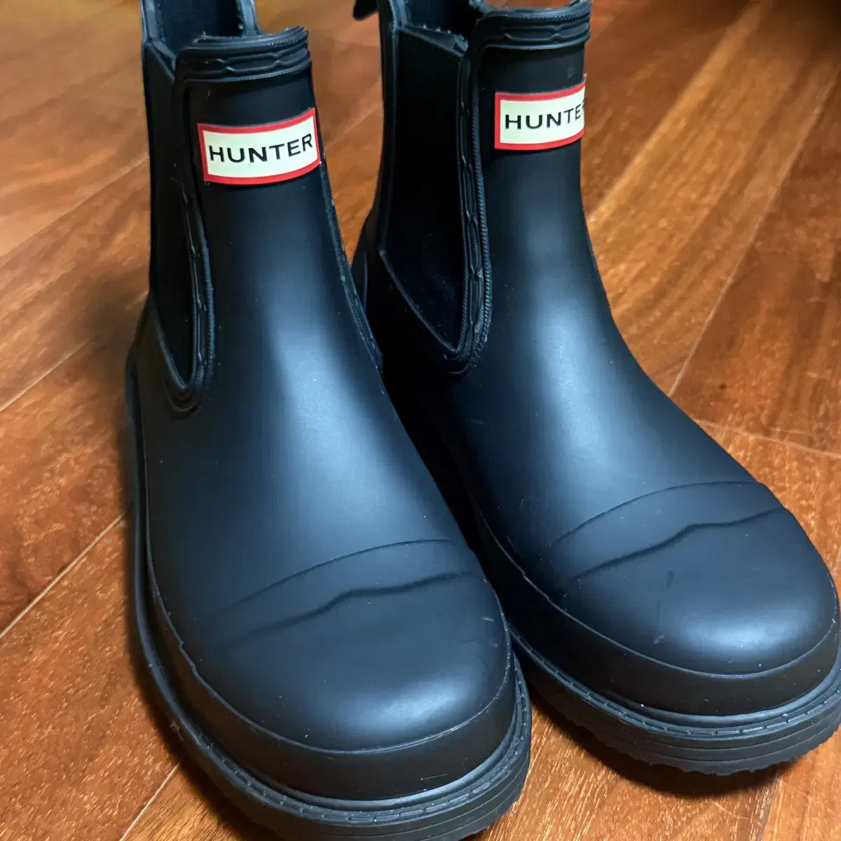 Hunter Original Chelsea Rain Boots Black (Commando Chelsea Boots) 225