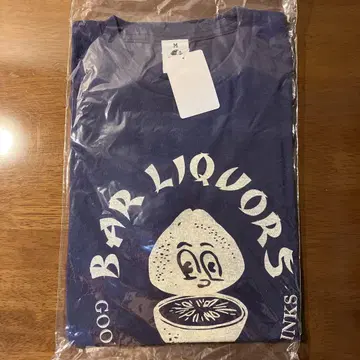 BAR LIQUORS 티셔츠 네이비