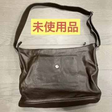 오로비안코 메신저 백 다크 브라운