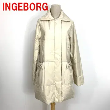 A4822 잉게보그 롱 코트 점퍼 리본 베이지 9